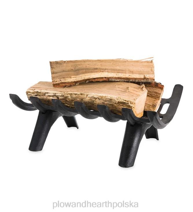 Plow & Hearth żeliwny, głęboki ruszt kominkowy 02XR62814 kominek