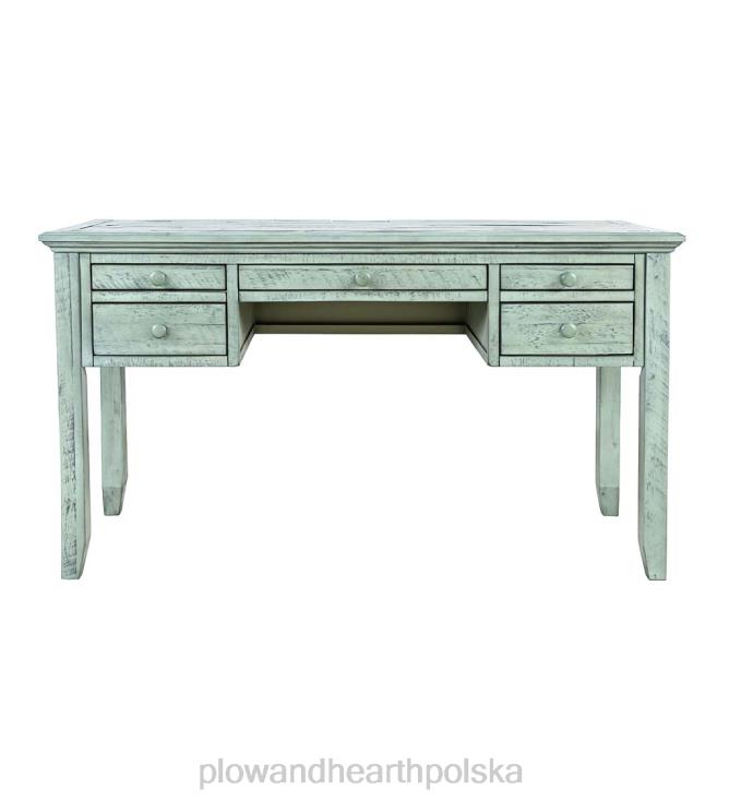 Plow & Hearth Biurko Chelsea Power Station z portami USB i gniazdkami elektrycznymi - scrimshaw whitewash 02XR62121 meble