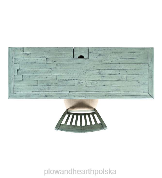 Plow & Hearth Biurko Chelsea Power Station z portami USB i gniazdkami elektrycznymi - scrimshaw whitewash 02XR62121 meble