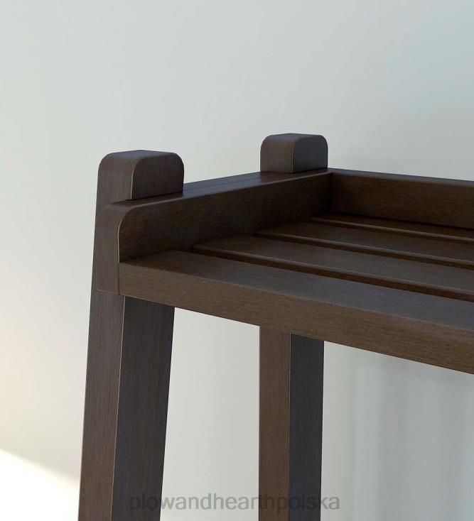 Plow & Hearth Farmhouse 4-poziomowa drewniana półka na drabinę - biała 02XR62119 meble