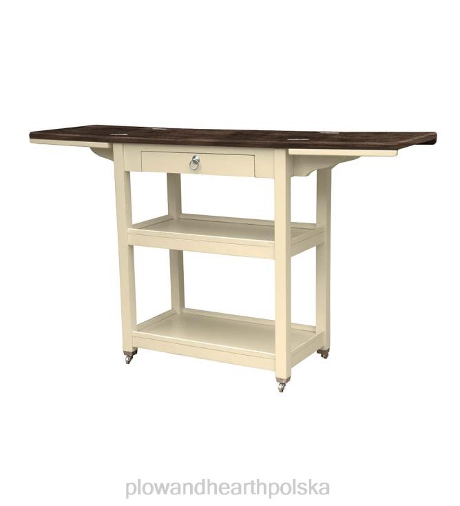 Plow & Hearth Kolekcja Laurel Ridge Farmhouse Shelby Bar Keep - kakao 02XR62101 meble