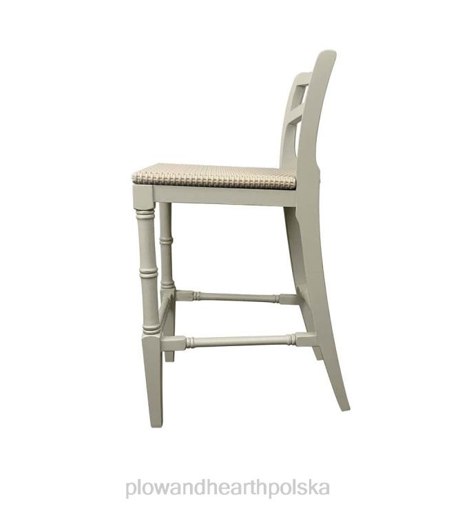 Plow & Hearth Kolekcja Laurel Ridge Farmhouse, lada z siana i stołki barowe 02XR62105 meble