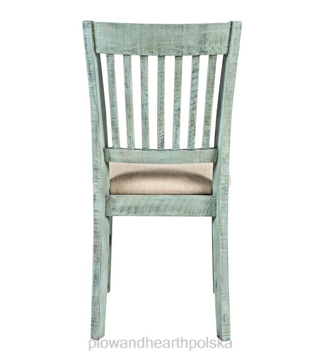 Plow & Hearth Krzesło z listwami Chelsea - bielony scrimshaw 02XR62104 meble