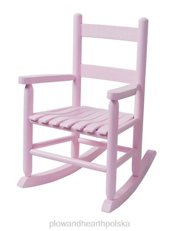 Plow & Hearth Dębowy bujak dziecięcy drabinkowy - możliwość personalizacji 02XR62029 meble