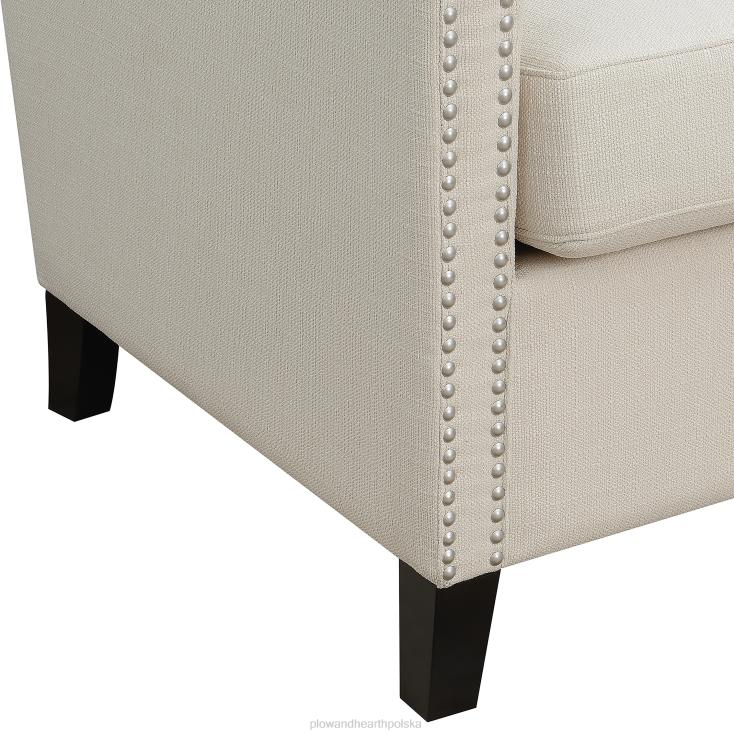 Plow & Hearth Krzesło akcentowane Lillie - beż 02XR62025 meble