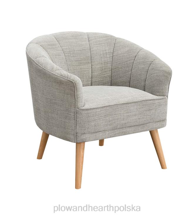 Plow & Hearth Krzesło akcentujące vera szenilowe - kamień 02XR62028 meble