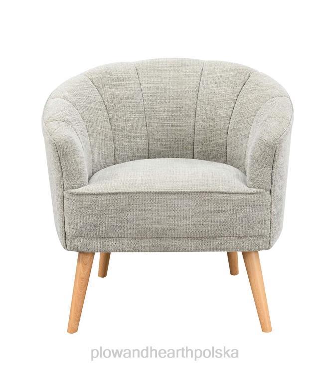 Plow & Hearth Krzesło akcentujące vera szenilowe - kamień 02XR62028 meble