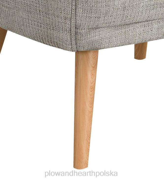 Plow & Hearth Krzesło akcentujące vera szenilowe - kamień 02XR62028 meble