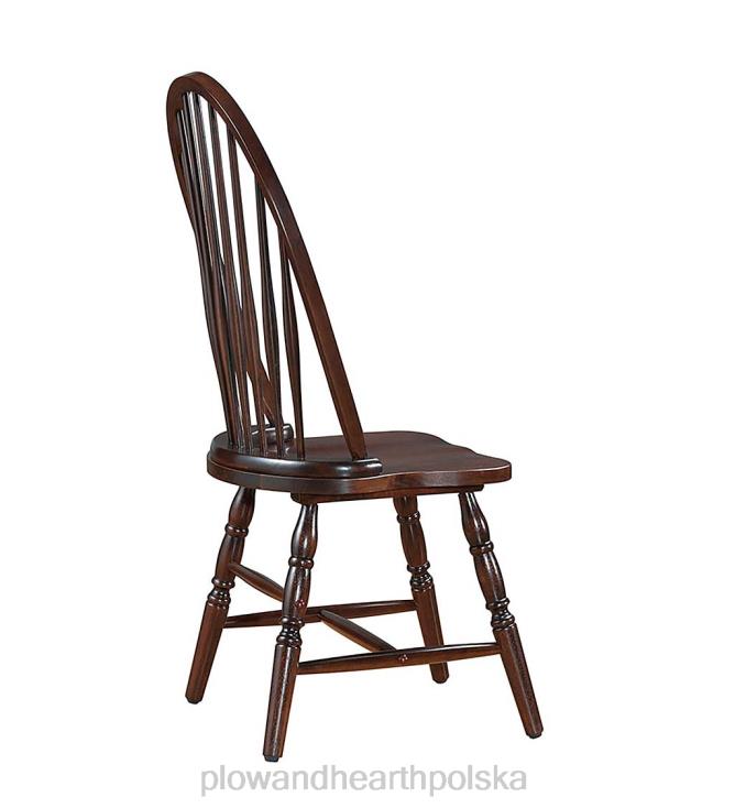 Plow & Hearth tradycyjne krzesło typu windsor z twardego drewna - espresso 02XR62034 meble