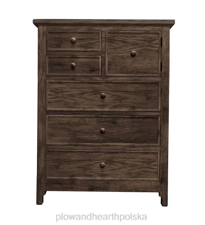 Plow & Hearth Kolekcja Laurel Ridge Farmhouse Fletcher Wysoka skrzynia - kakao 02XR62083 meble