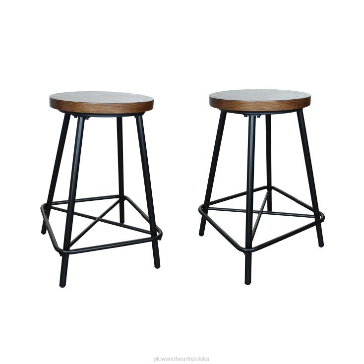 Plow & Hearth Stołki na ladę do domu wiejskiego, zestaw 2 szt 02XR62042 meble