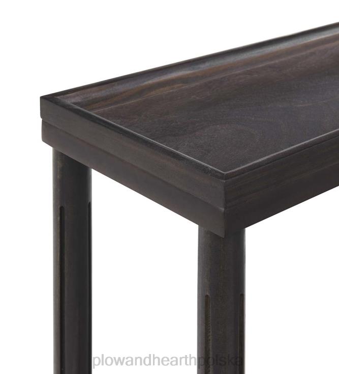 Plow & Hearth Allison wąskie drewniane stoliki boczne, zestaw 2 sztuk - białe 02XR61986 meble