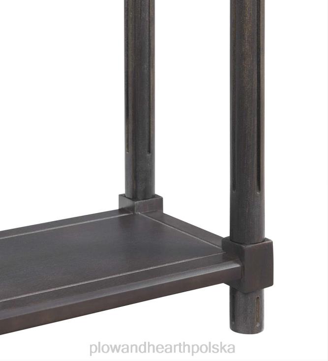 Plow & Hearth Allison wąskie drewniane stoliki boczne, zestaw 2 sztuk - białe 02XR61986 meble