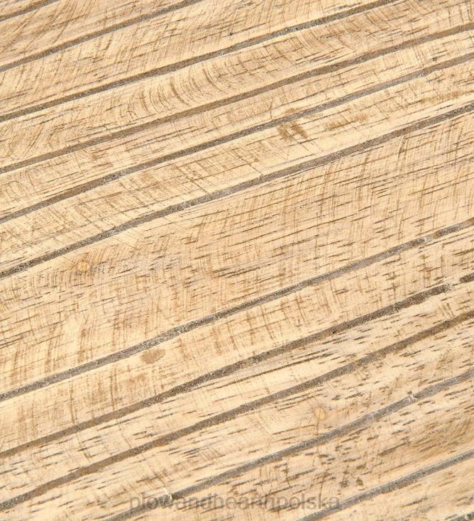 Plow & Hearth Promenada stolik boczny z drewna kauczukowego z drzwiami okiennymi 02XR62009 meble