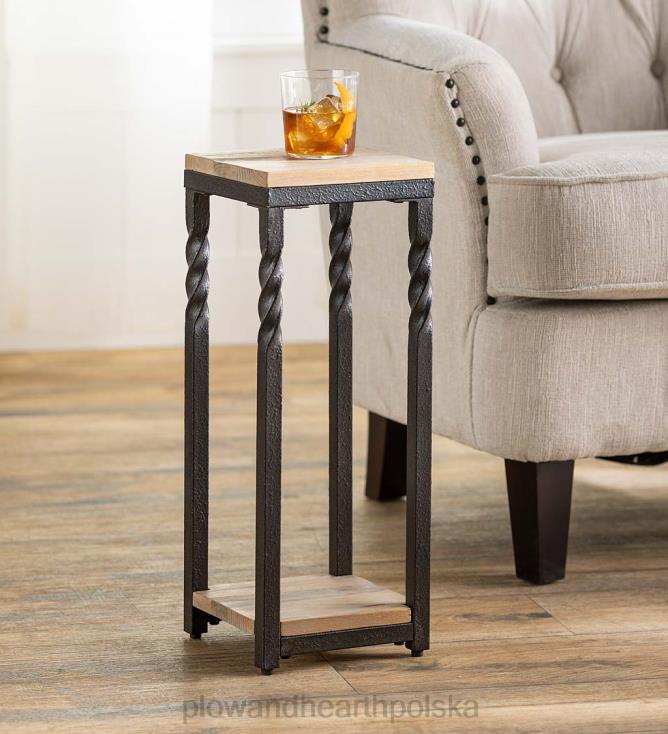 Plow & Hearth stół koktajlowy z głębokiego strumienia 02XR61974 meble