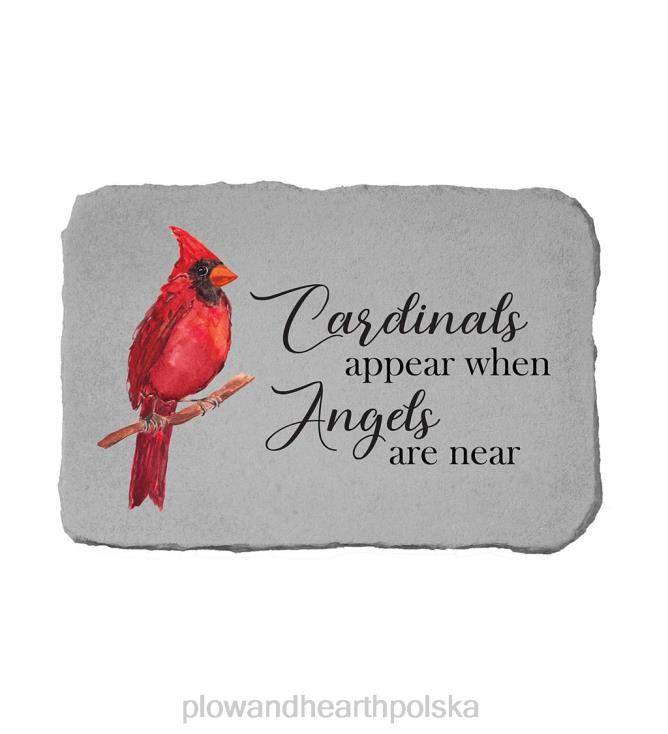 Plow & Hearth Kamień ogrodowy pamiątkowy kardynała z możliwością personalizacji 02XR6215 podwórko i ogród