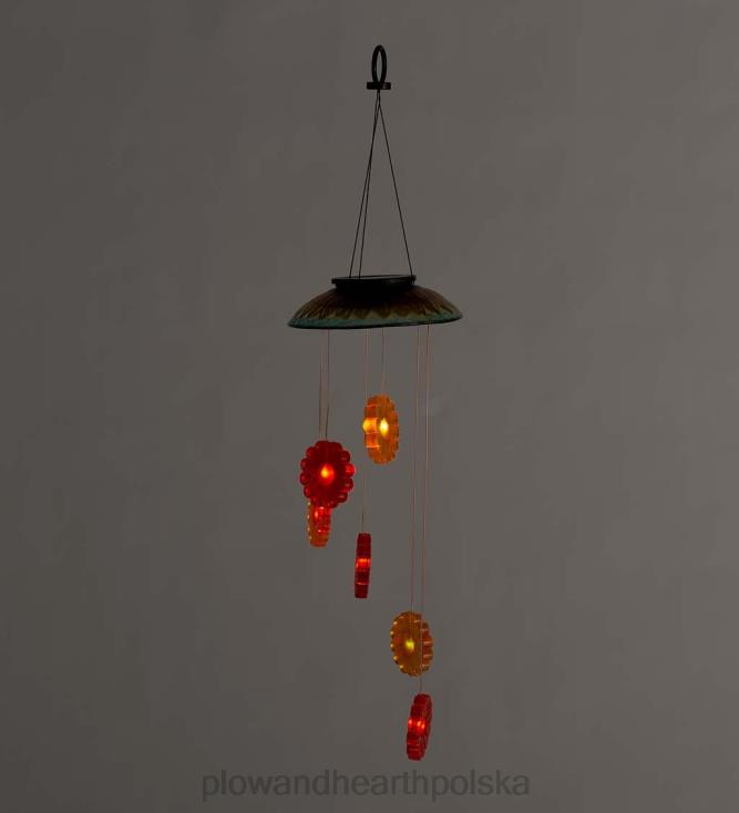 Plow & Hearth Mobilna bateria słoneczna zmieniająca kolor ze słonecznikami 02XR6373 podwórko i ogród