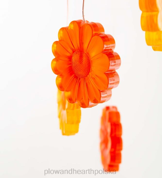 Plow & Hearth Mobilna bateria słoneczna zmieniająca kolor ze słonecznikami 02XR6373 podwórko i ogród