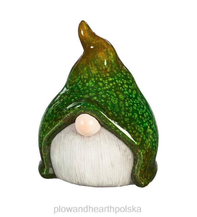 Plow & Hearth małe ceramiczne krasnale ogrodowe, zestaw 3 sztuk 02XR6122 podwórko i ogród