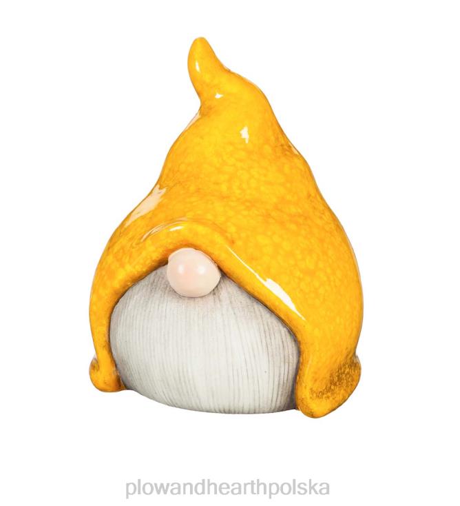 Plow & Hearth małe ceramiczne krasnale ogrodowe, zestaw 3 sztuk 02XR6122 podwórko i ogród