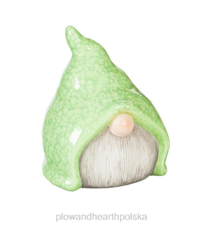 Plow & Hearth małe ceramiczne krasnale ogrodowe, zestaw 3 sztuk 02XR6122 podwórko i ogród