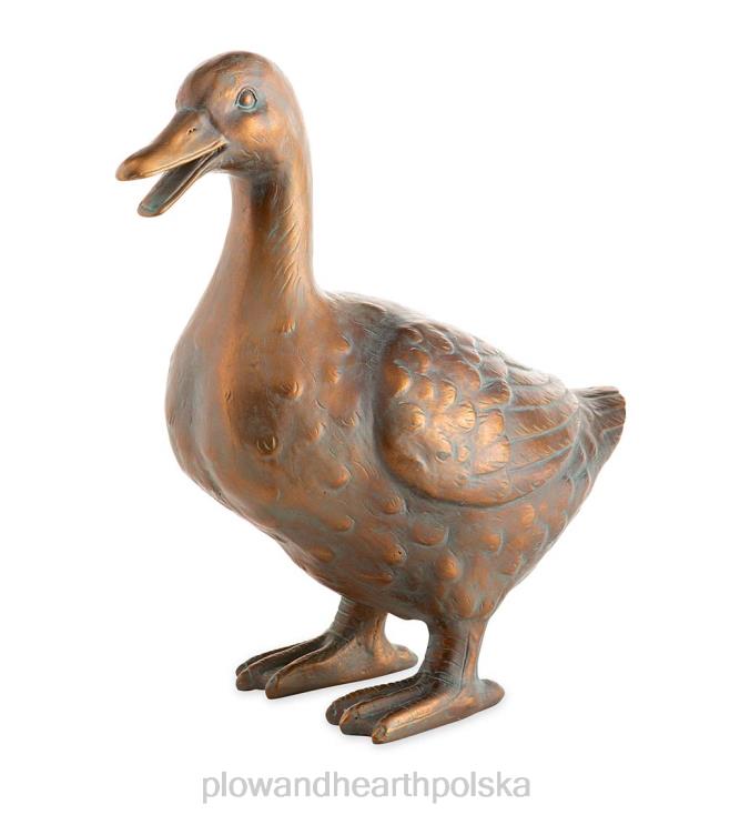 Plow & Hearth rodzina kaczek z mamą i trójką dzieci, zestaw 4 szt 02XR692 podwórko i ogród