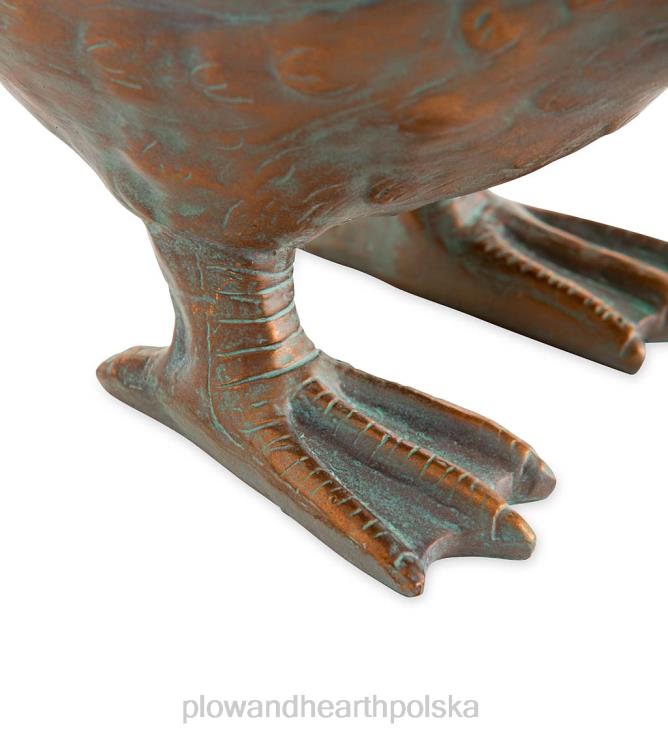 Plow & Hearth rodzina kaczek z mamą i trójką dzieci, zestaw 4 szt 02XR692 podwórko i ogród