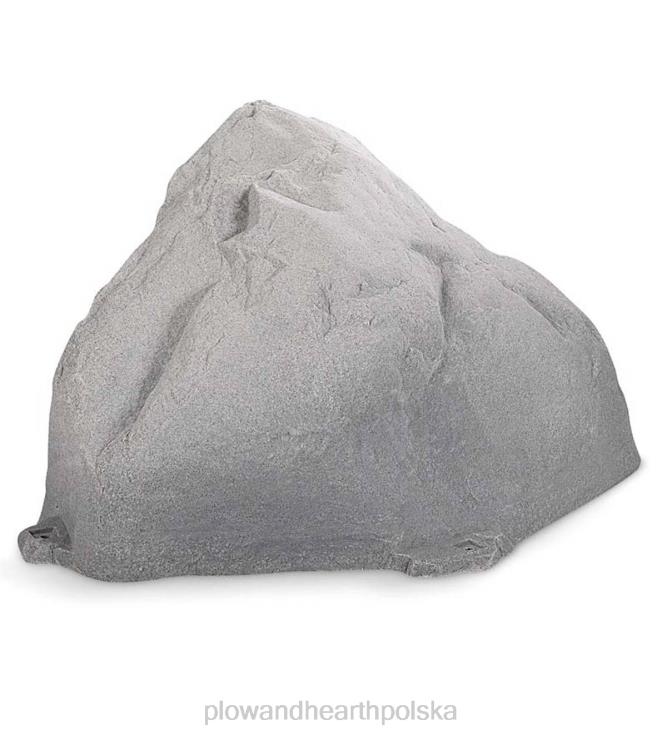 Plow & Hearth wyprodukowany w USA średni mock rock - szary 02XR673 podwórko i ogród