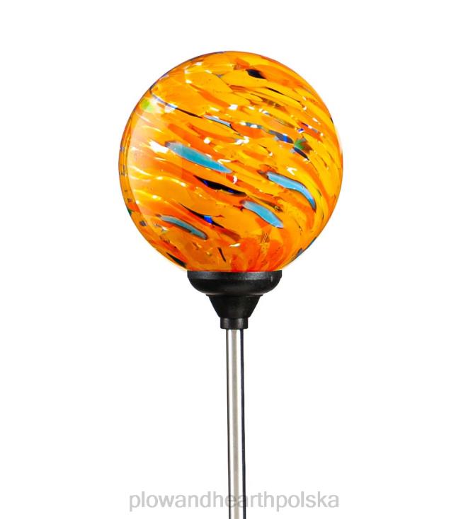 Plow & Hearth kolorowa wirowa słoneczna stawka ogrodowa - królewski wir 02XR6435 podwórko i ogród