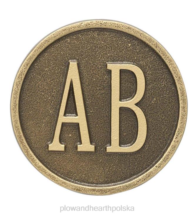 Plow & Hearth personalizowana ananasowa tabliczka adresowa słupek trawnikowy - antyczny mosiądz 02XR6101 podwórko i ogród