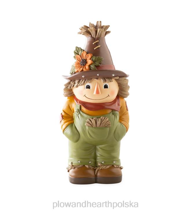 Plow & Hearth Oświetlana statua stracha na wróble wewnątrz/na zewnątrz 02XR6201 podwórko i ogród