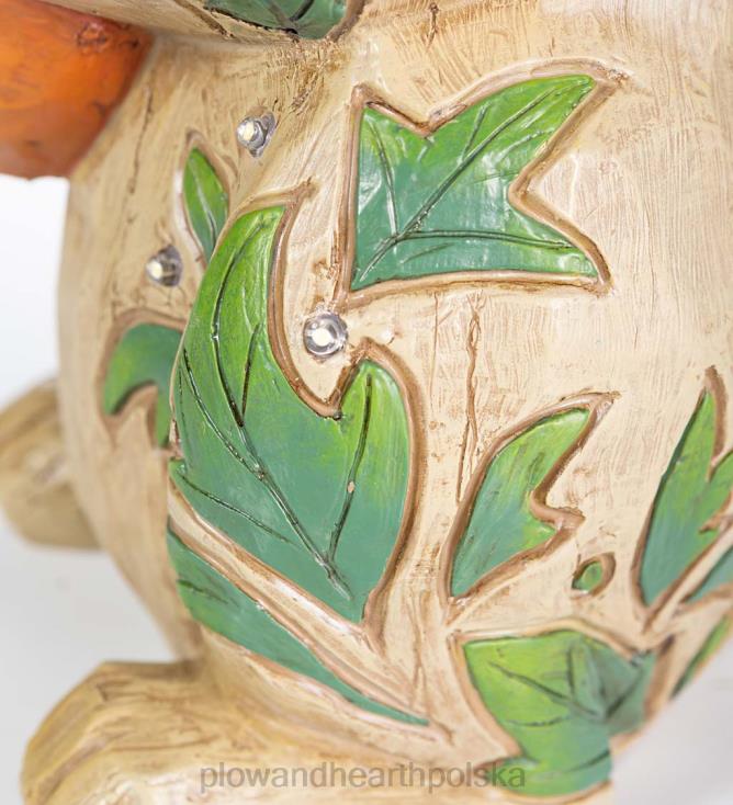 Plow & Hearth Wewnątrz/na zewnątrz oświetlony posąg króliczka-królika 02XR6111 podwórko i ogród