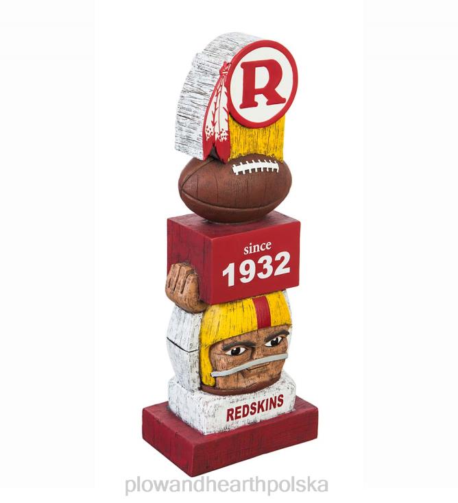 Plow & Hearth zabytkowa statua ogrodowa do piłki nożnej - pakowacze z zieloną zatoką 02XR6421 podwórko i ogród