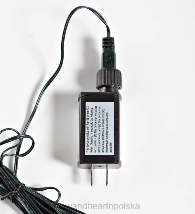 Plow & Hearth Elektryczne światła klastrowe wewnętrzne/zewnętrzne z 1128 wielokolorowymi diodami LED; 32' 02XR633 podwórko i ogród