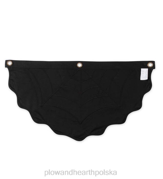 Plow & Hearth Bawełniana chorągiewka na Halloween z pajęczej sieci 02XR6544 podwórko i ogród