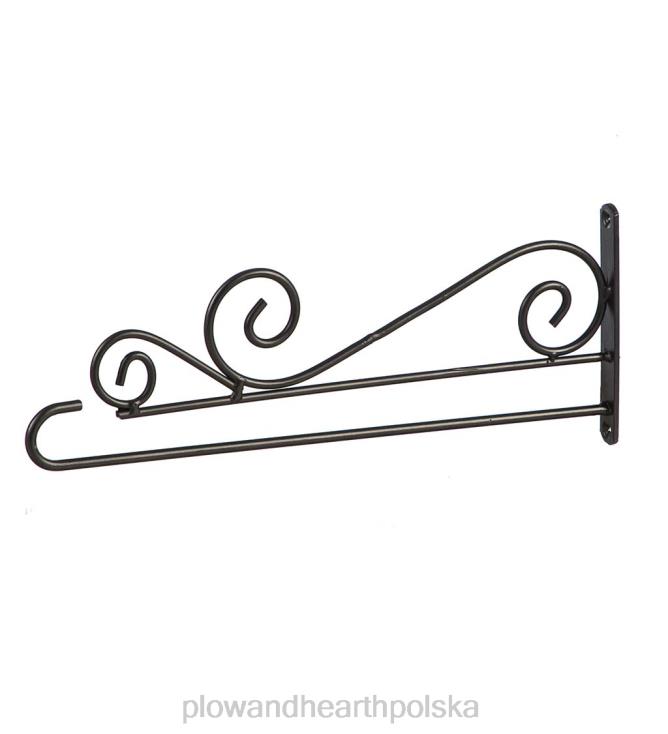 Plow & Hearth wirowy wieszak na flagę ogrodową do montażu na ścianie 02XR6353 podwórko i ogród