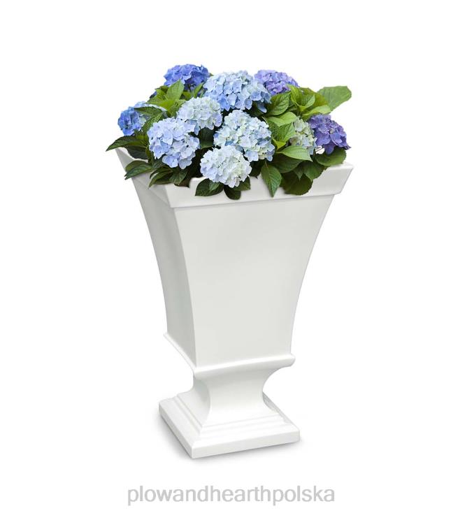 Plow & Hearth Samonawadniająca donica na urnę Richmond - biała 02XR6913 podwórko i ogród