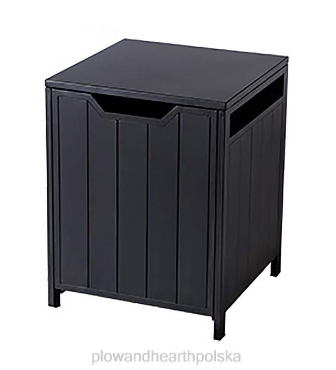 Plow & Hearth Pokrywa zbiornika propanu z listew tłoczonych ze stali - czarna 02XR61019 podwórko i ogród