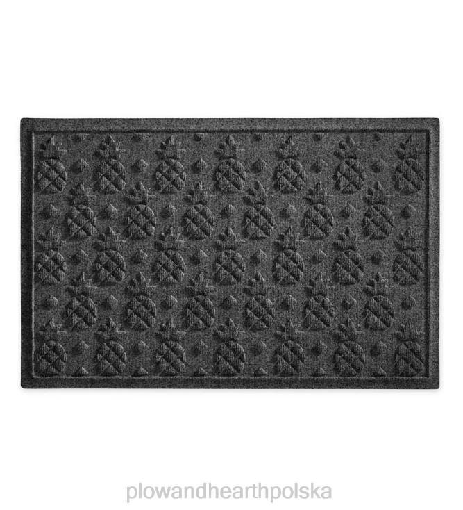 Plow & Hearth Wycieraczka ananasowa typu waterhog 02XR61062 podwórko i ogród