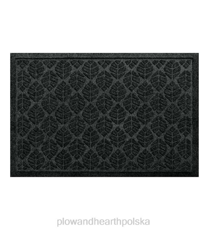 Plow & Hearth Wycieraczka liściowa Waterhog nadająca się do prania w pralce - węgiel 02XR61020 podwórko i ogród