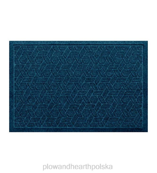 Plow & Hearth Wycieraczka o splocie trzcinowym, nadająca się do prania w pralce - granit 02XR61064 podwórko i ogród