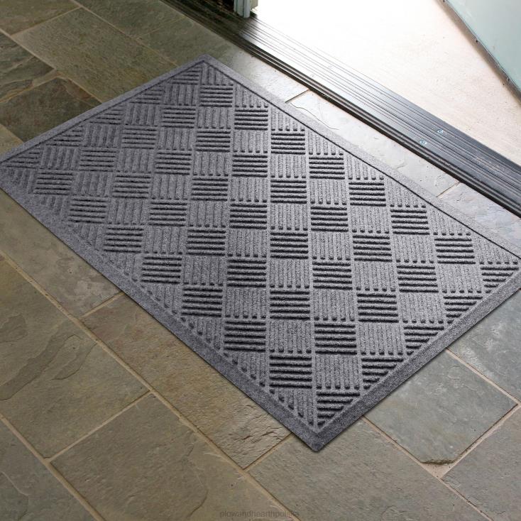 Plow & Hearth Wycieraczka wierzchnia typu waterhog nadająca się do prania w pralce - kakao 02XR61046 podwórko i ogród