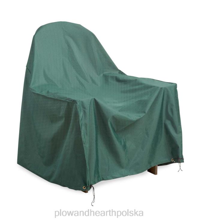 Plow & Hearth klasyczny pokrowiec na meble ogrodowe na krzesło Adirondack - zielony 02XR61030 podwórko i ogród