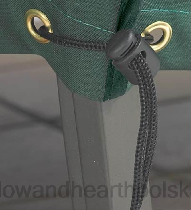 Plow & Hearth klasyczny pokrowiec na sofę na każdą pogodę - zielony 02XR61014 podwórko i ogród