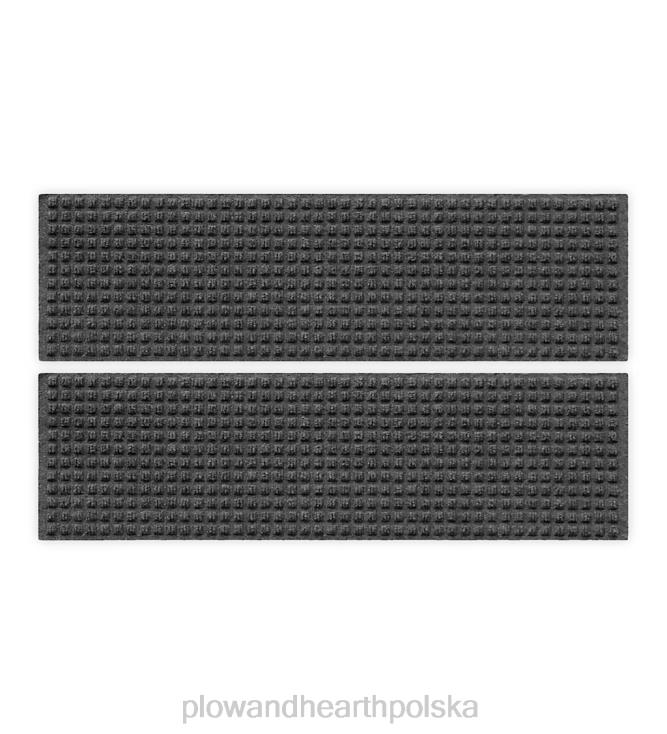 Plow & Hearth stopnie schodowe waflowe - szare 02XR61042 podwórko i ogród