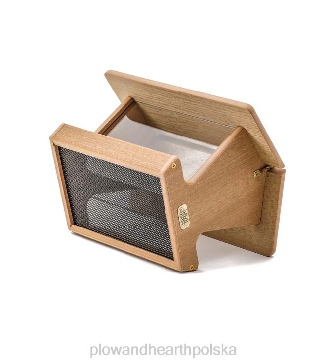 Plow & Hearth Karmnik dla ptaków w kształcie leja z recyklingu, wykonany z polietylenu 02XR6785 podwórko i ogród