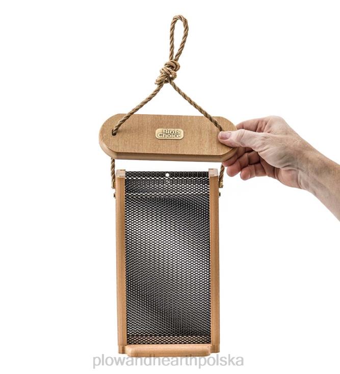 Plow & Hearth Karmnik dla ptaków zięby wysokiej z przetworzonego drewna polietylenowego 02XR6793 podwórko i ogród