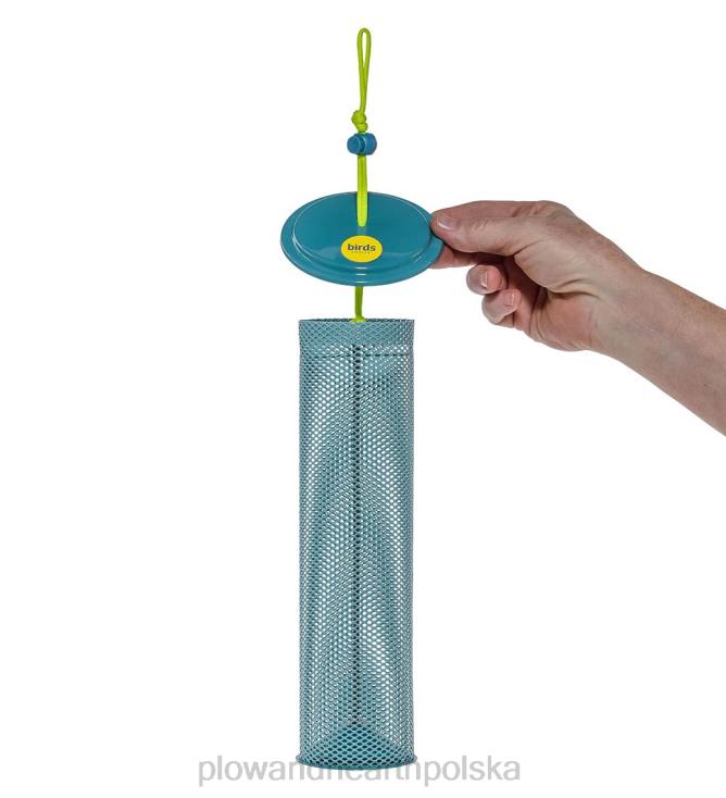Plow & Hearth Podajnik do zięb z siatki magnetycznej - niebieski 02XR6800 podwórko i ogród