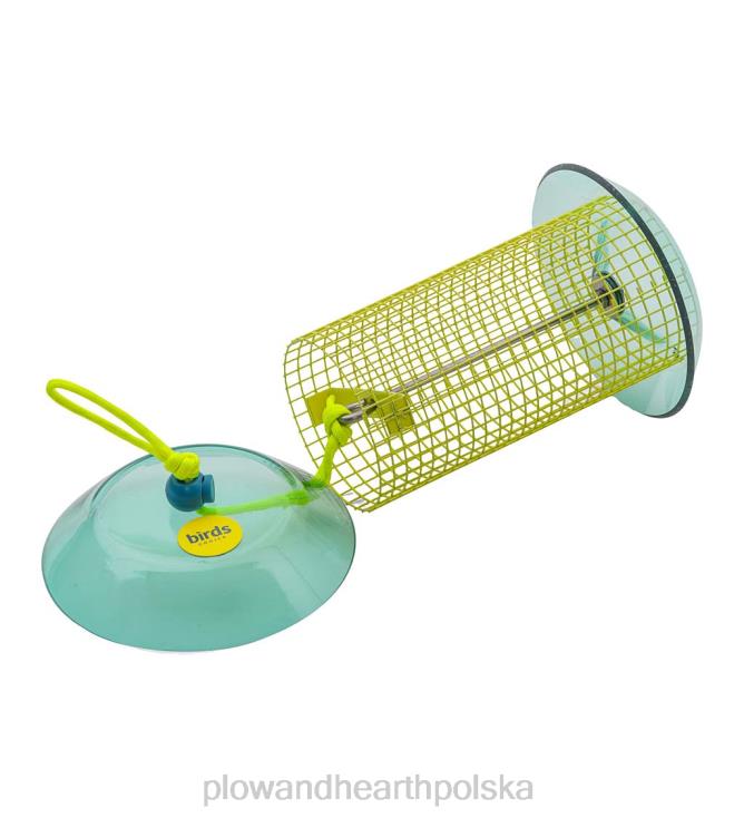 Plow & Hearth mały karmnik dla ptaków z nasionami słonecznika - koral 02XR6819 podwórko i ogród