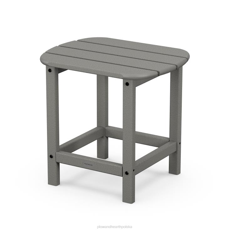 Plow & Hearth Krzesło Adirondack z drewna Polywood z chowaną otomaną - niebieskie 02XR6682 podwórko i ogród